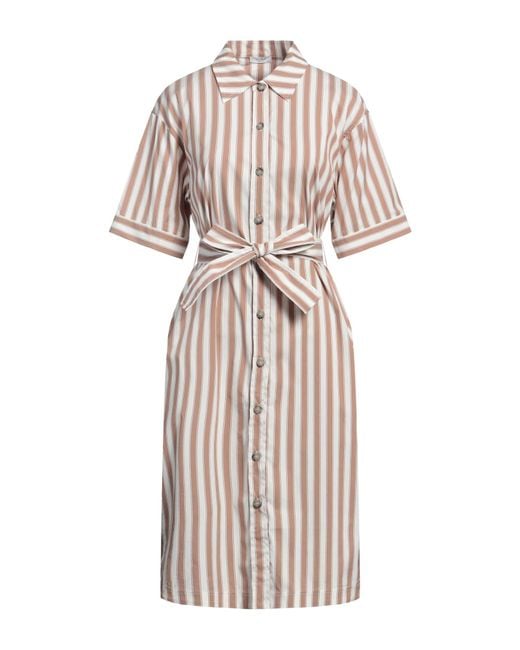 Peserico White Midi Dress
