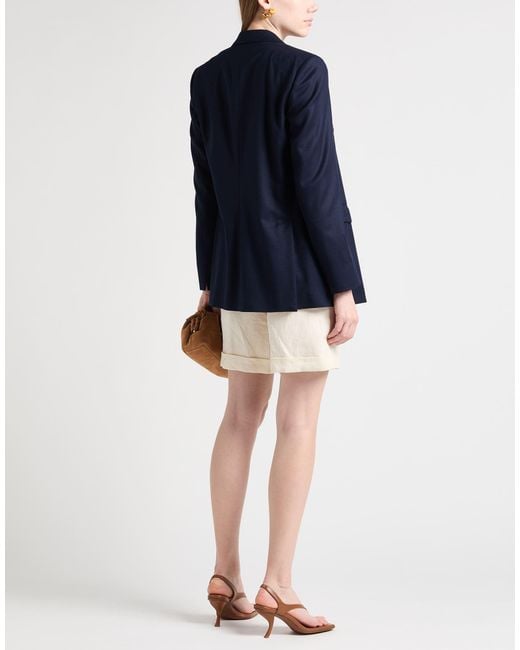 Lardini Blue Blazer Wool