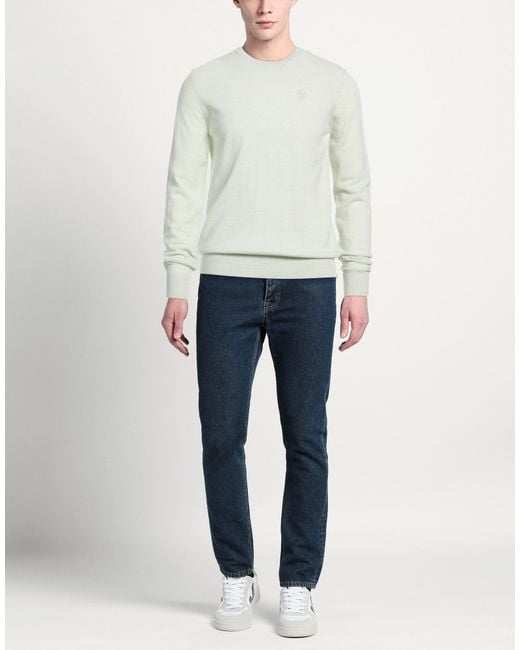 North Sails White Sweater Wool, Nylon for men