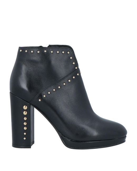 CafeNoir Blue Ankle Boots