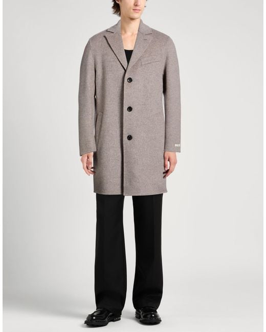 Paltò Gray 365 Coat Wool, Nylon for men