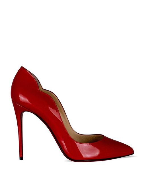Zapatos de tacón hot chick en charol rojo Christian Louboutin de color Red