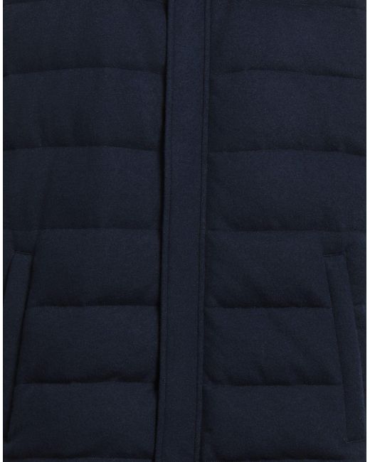Maurizio Baldassari Blue Midnight Vest Virgin Wool for men