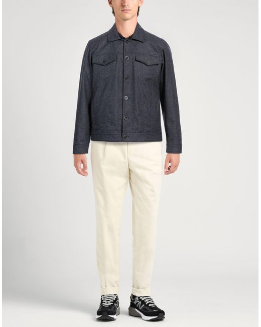 Isaia Blue Jacket for men