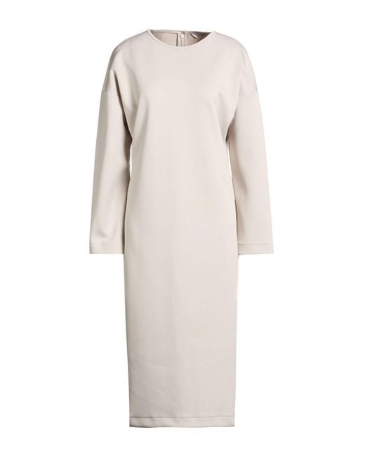 Max Mara Natural Leisure Midi Dress Polyester, Elastane