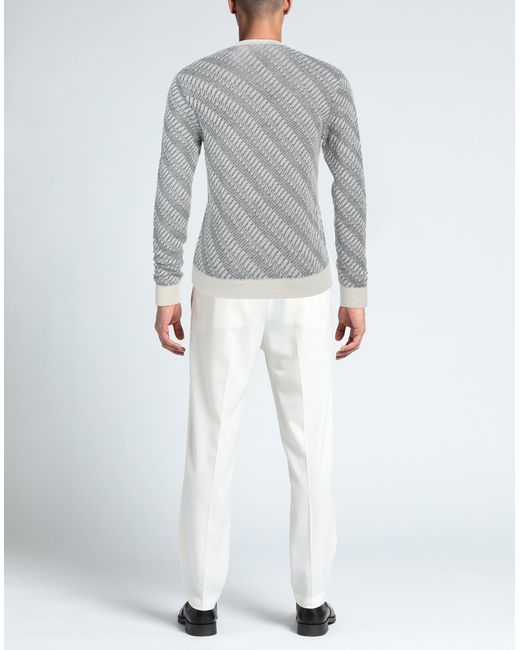 Pal Zileri Gray Sweater for men