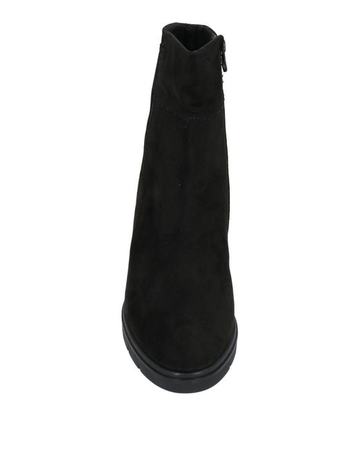 Cinzia Soft Black Ankle Boots Textile Fibers, Synthetisches Material