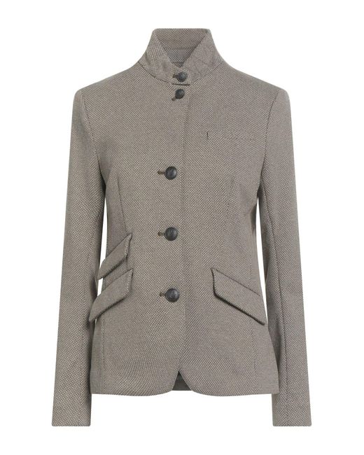 Rag & Bone Gray Military Jacket Cotton, Polyester, Elastane