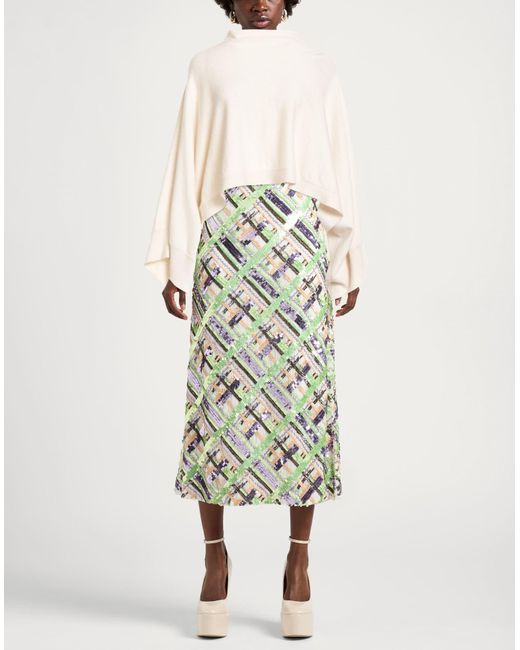 Antonelli Natural Turtleneck Virgin Wool, Silk, Cashmere
