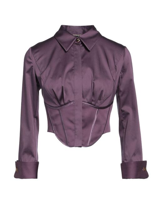 Camisa Elisabetta Franchi de color Purple