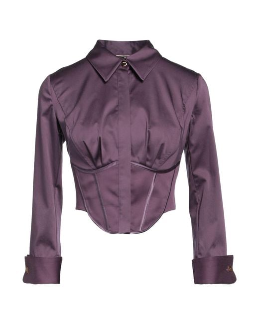 Elisabetta Franchi Purple Shirt