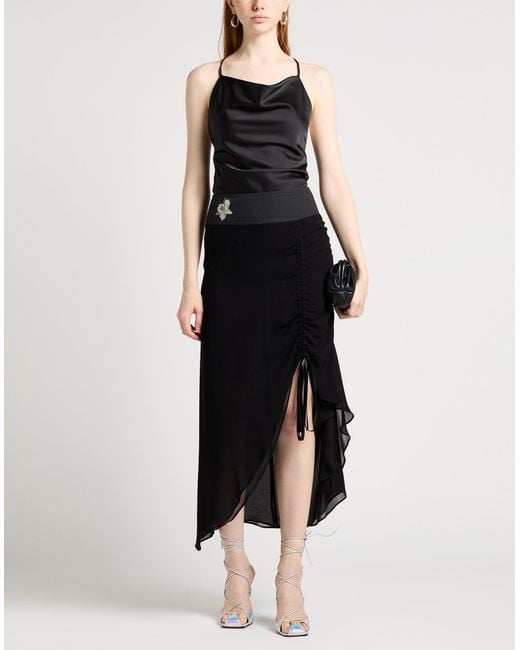 Pinko Black Maxi Skirt