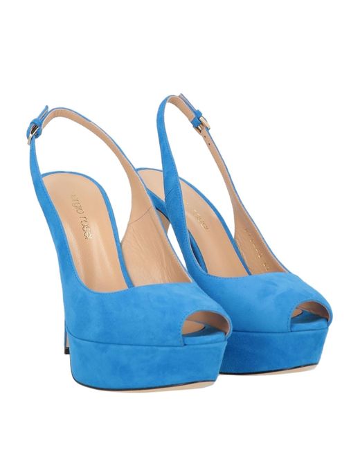 Sergio Rossi Blue Sandals