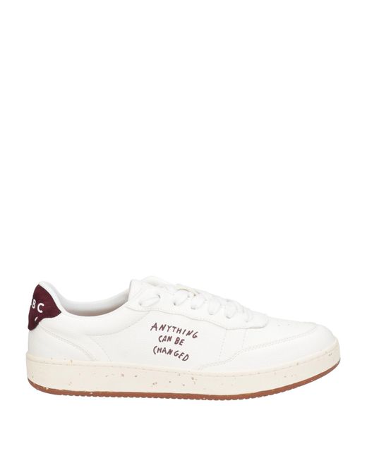 Acbc White Sneakers Textile Fibers for men