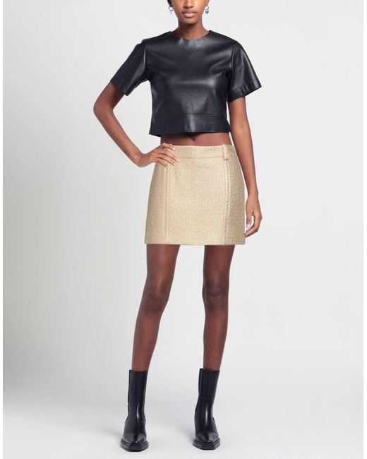 Mini-jupe Attic And Barn en coloris Natural