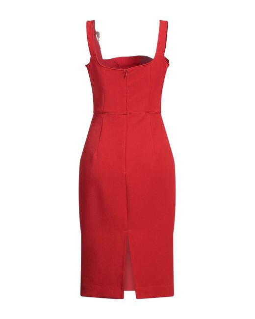 Versace Jeans Couture Red Midi-Kleid