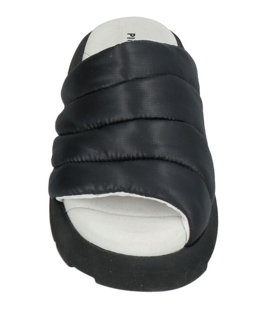 PIUMESTUDIO Black Sandals
