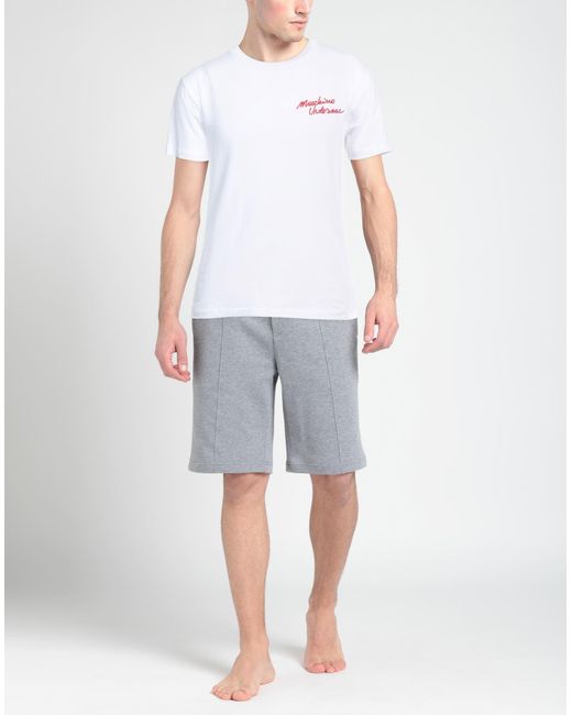 T-shirt Intima di Moschino in White da Uomo