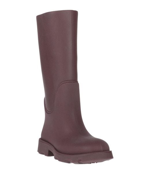 Burberry Purple Plum Boot Rubber for men