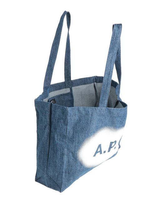 A.P.C. Blue Shoulder Bag