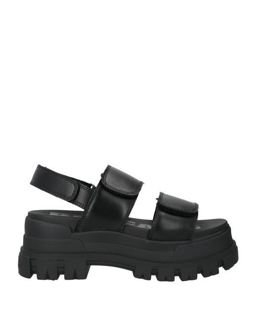 Buffalo Black Sandals