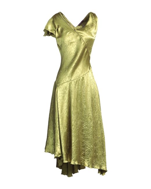 High Green Midi-Kleid