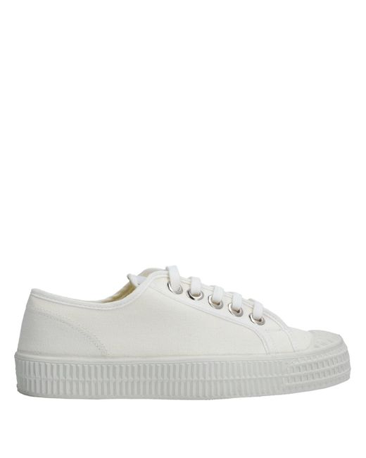 Novesta White Sneakers Textile Fibers