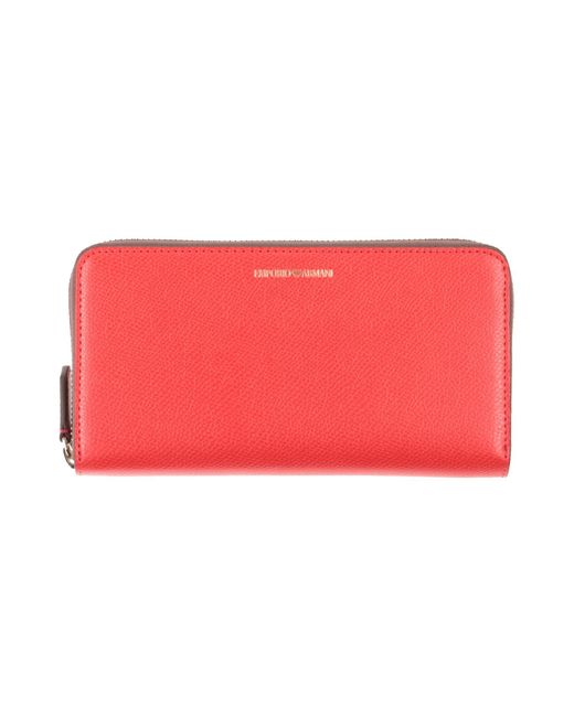 Emporio Armani Red Wallet