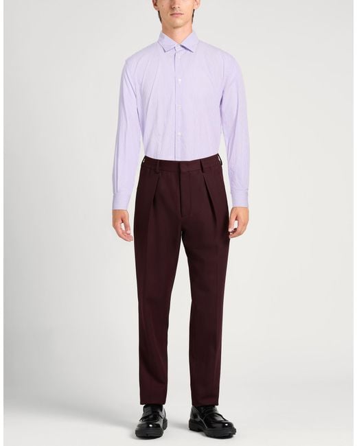 Glanshirt Purple Shirt for men