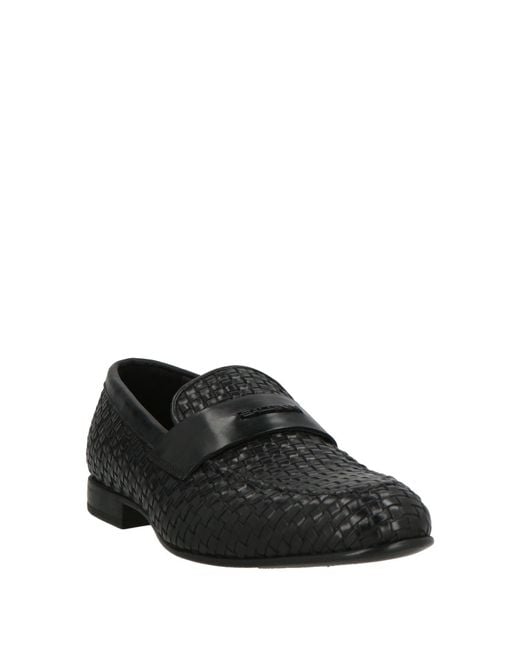 Baldinini Black Loafers Leather for men