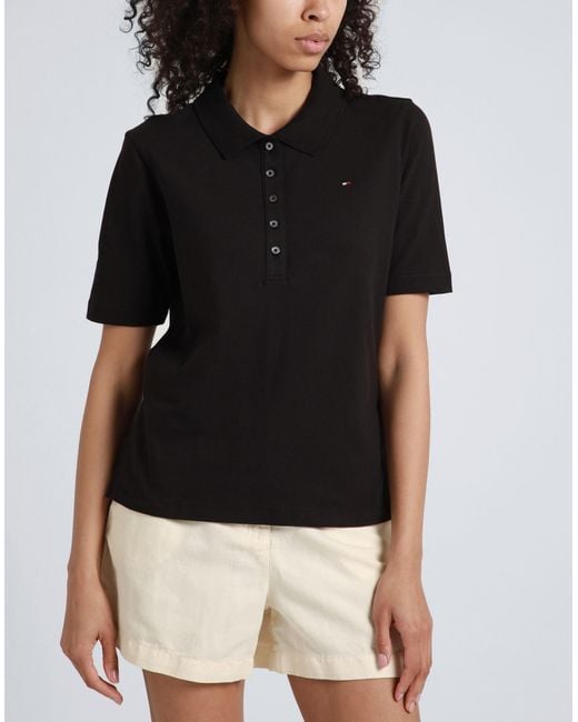 Tommy Hilfiger Black Polo Shirt