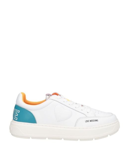 Love Moschino White Sneakers Leather