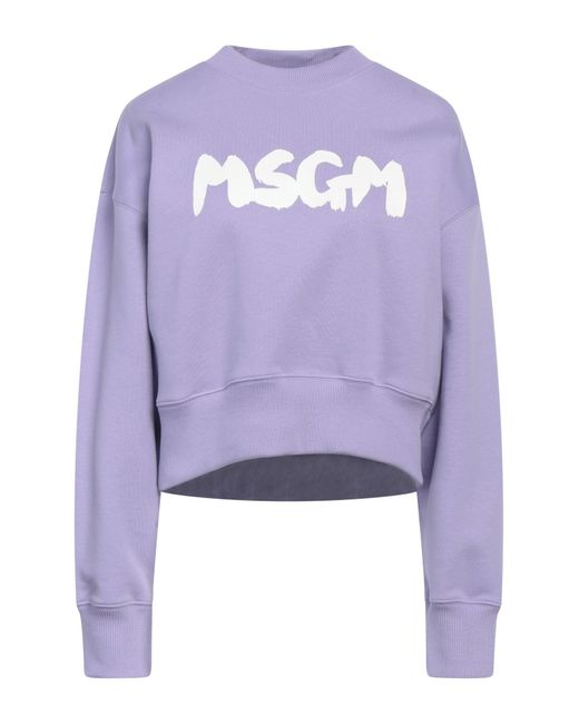 MSGM Purple Sweatshirt