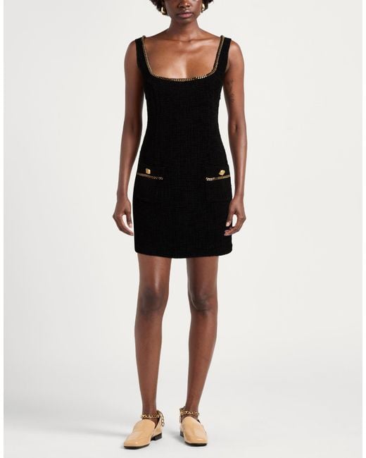 Elisabetta Franchi Black Mini Dress
