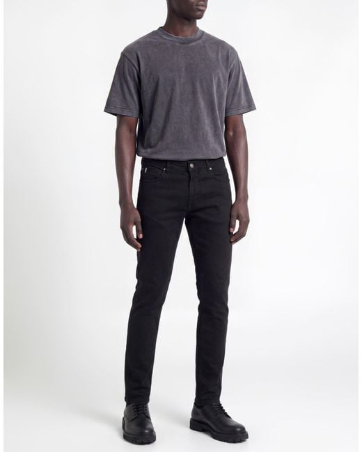 The.Nim Standard Black Jeans Lyocell, Cotton, Lycra for men