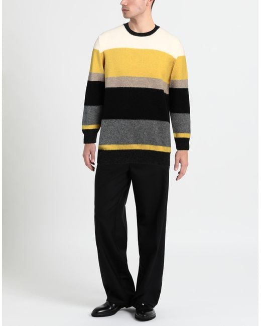 Drumohr Black Sweater Lambswool for men