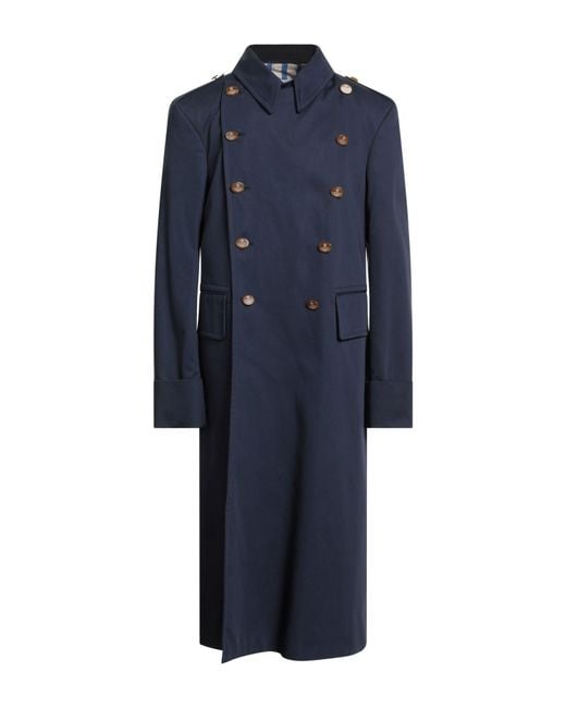 Vivienne Westwood Blue Overcoat & Trench Coat Cotton for men