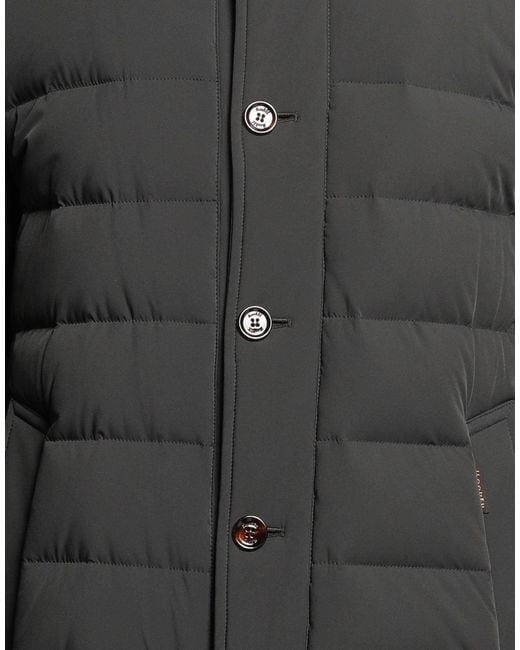 Moorer Gray Puffer Polyamide, Polyurethane, Virgin Wool, Polyester for men