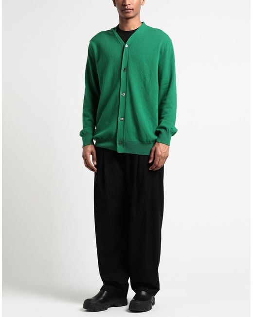 Comme des Garçons Green Cardigan for men