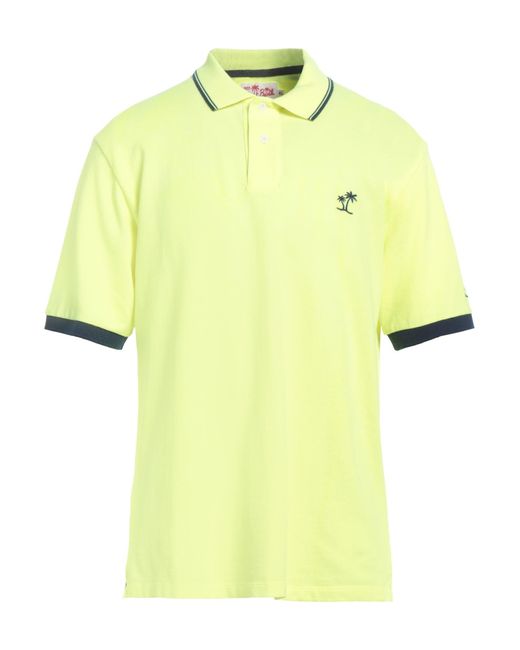 Mc2 Saint Barth Yellow Polo Shirt for men