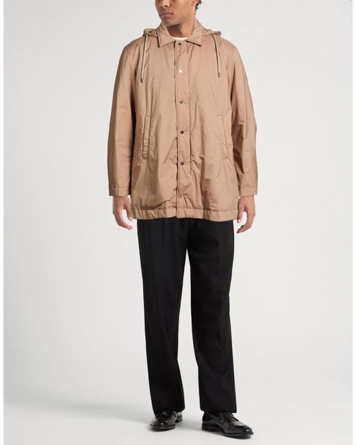 Herno Brown Coat Polyamide for men