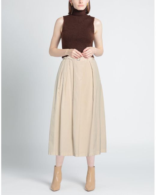 Peserico Natural Midi Skirt