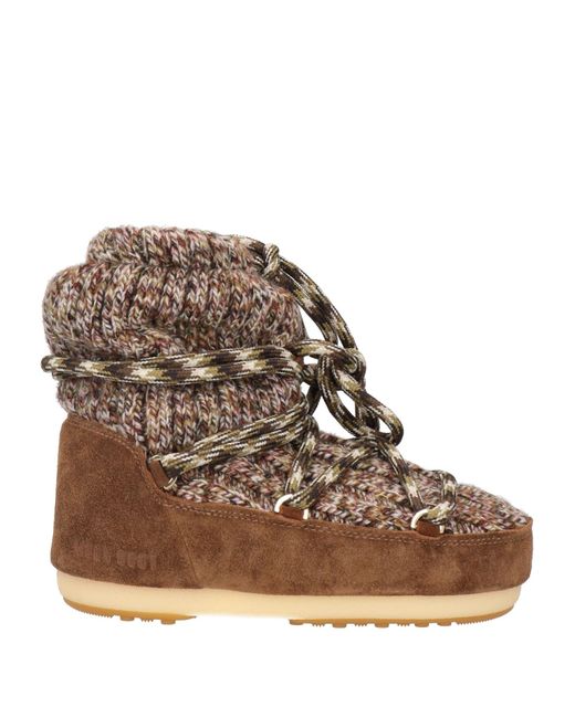 Moon Boot Brown Icon Light Wool Boots