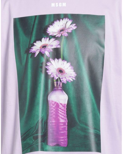 MSGM White T-Shirt for men