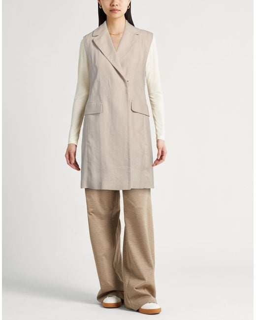 Max Mara Natural Overcoat & Trench Coat