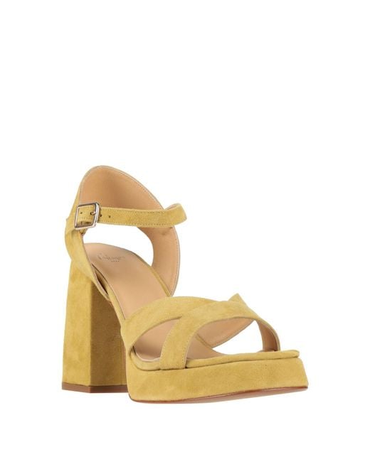 Castaner Metallic Sandals