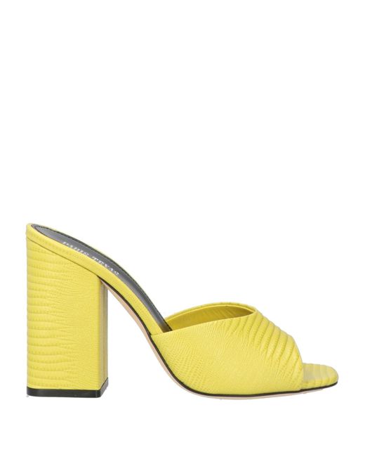 Paris Texas Yellow Sandals