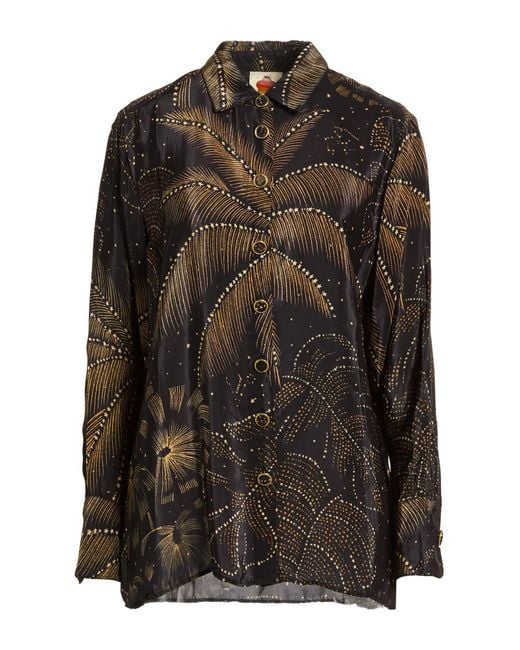 Farm Rio Black Shirts