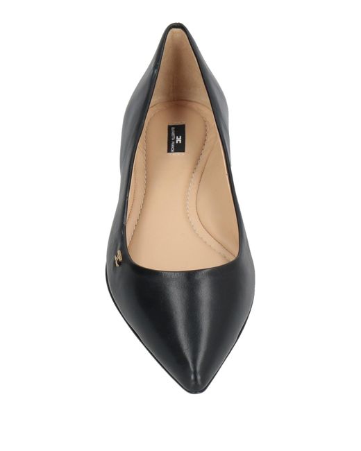 Elisabetta Franchi Black Ballet Flats