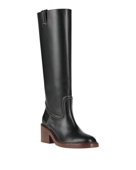 Chloé Black Boot Leather
